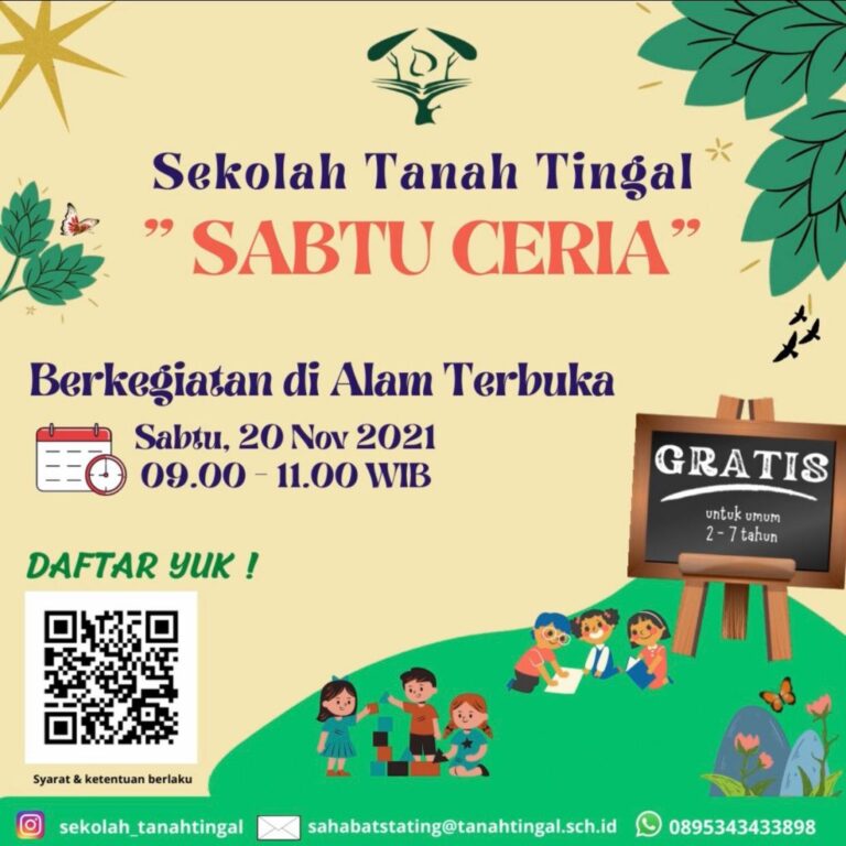 Read more about the article Sabtu Ceria Sekolah Tanah Tingal