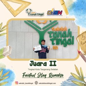 Read more about the article Juara 2 O2SN Tingkat Kota Tangsel